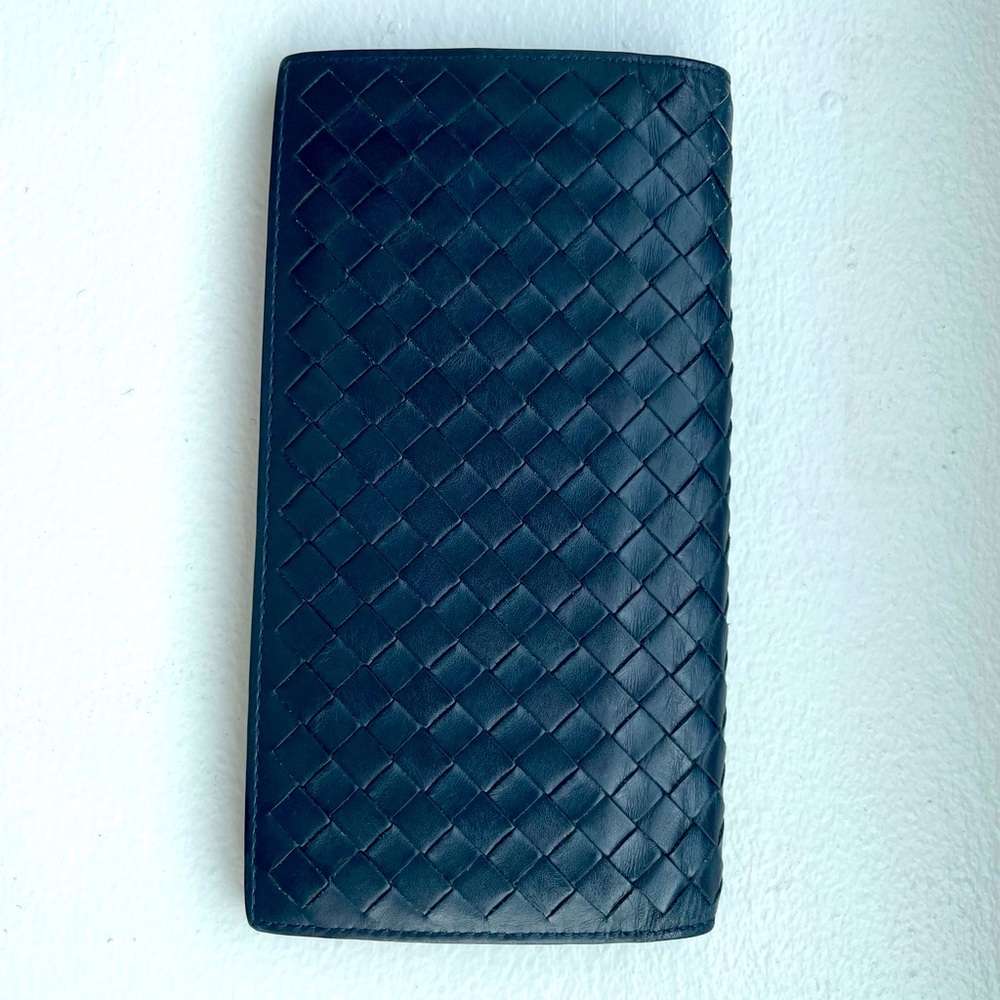 Bottega Veneta long leather wallet
